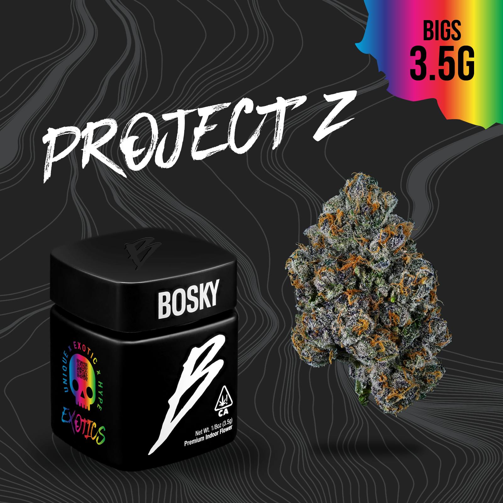 Bosky Genetics - BOSKY | Project Z | Big Buds | Exotics | 3.5g - 1