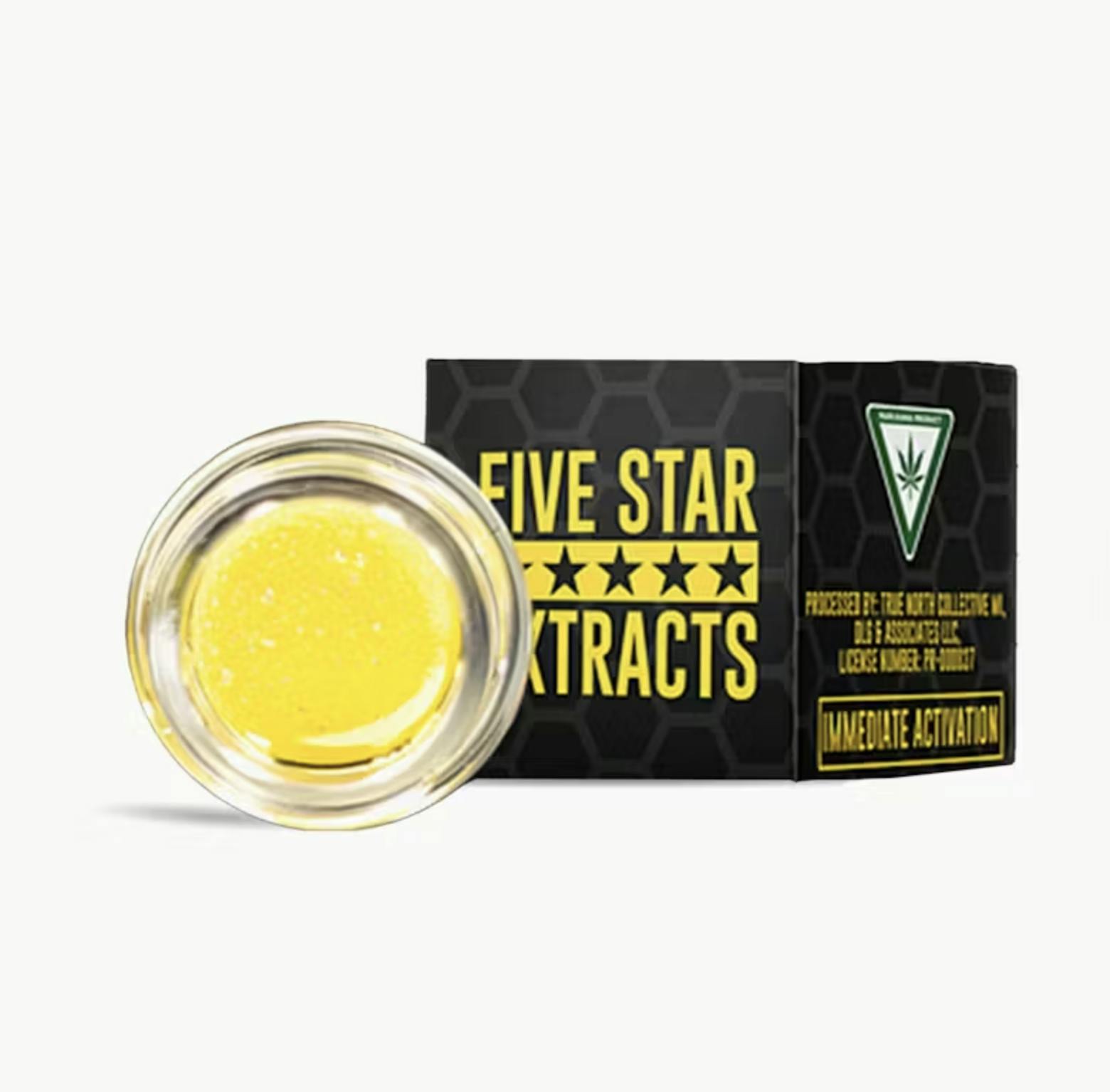 True North Collective MI - Five Star Extracts | Sherb Wedding | Cured Badder | 1g - 1