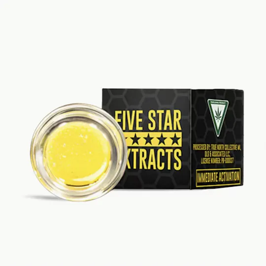 True North Collective MI - Five Star Extracts | Sherb Wedding | Cured Badder | 1g - 1