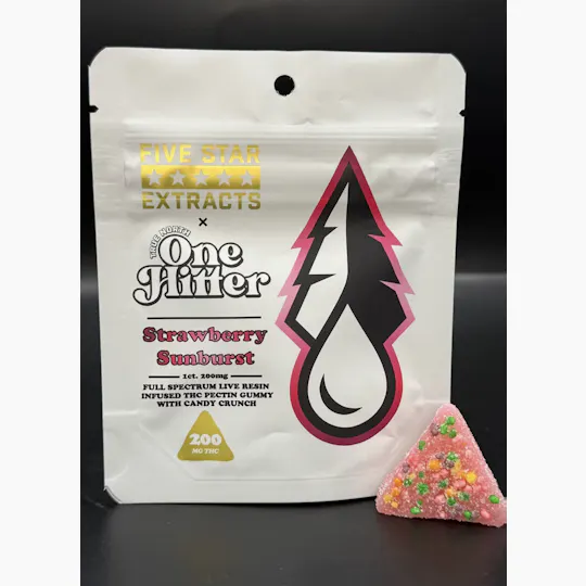 True North Collective MI - True North | One Hitter | Strawberry Sunburst Live Gummy | 200mg | Single - 1