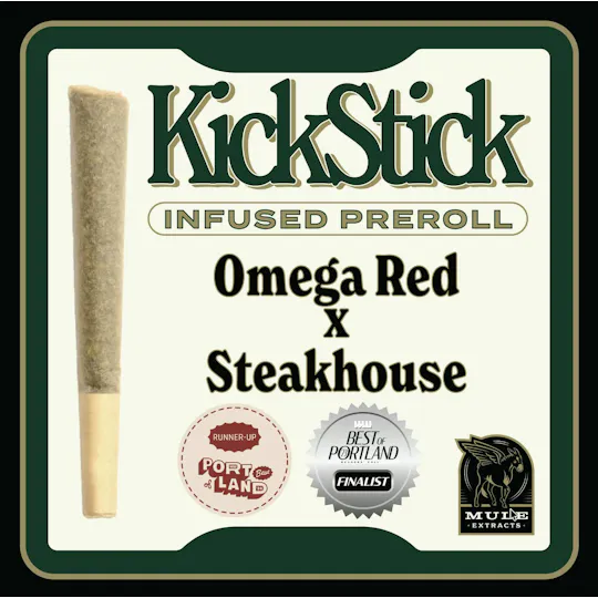 Mule Extracts - Omega Red x Steakhouse | Infused Joint | 1g - 1