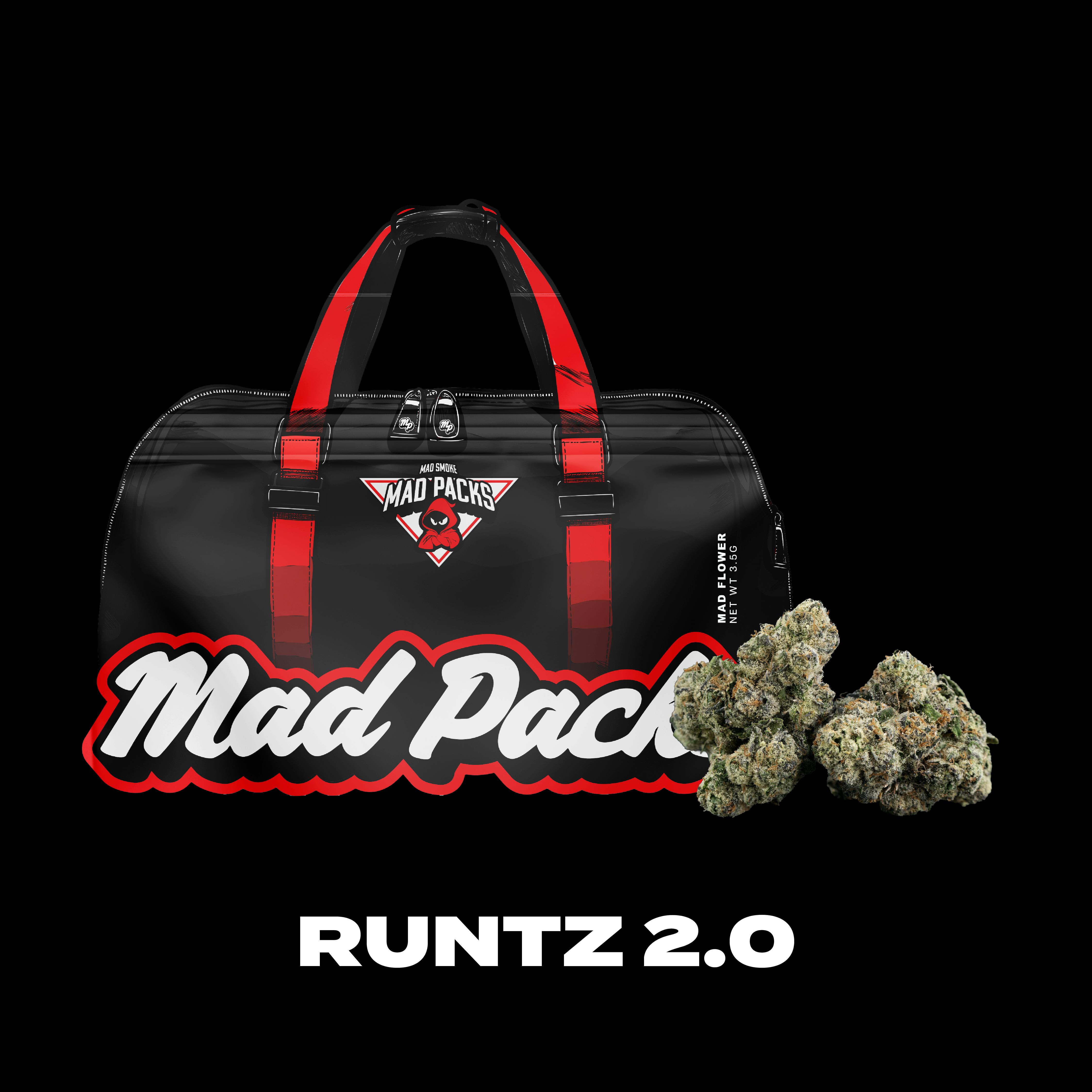 Mad Packs - Mad Packs | 28g Prepack Flower | Runtz 2.0 - 1