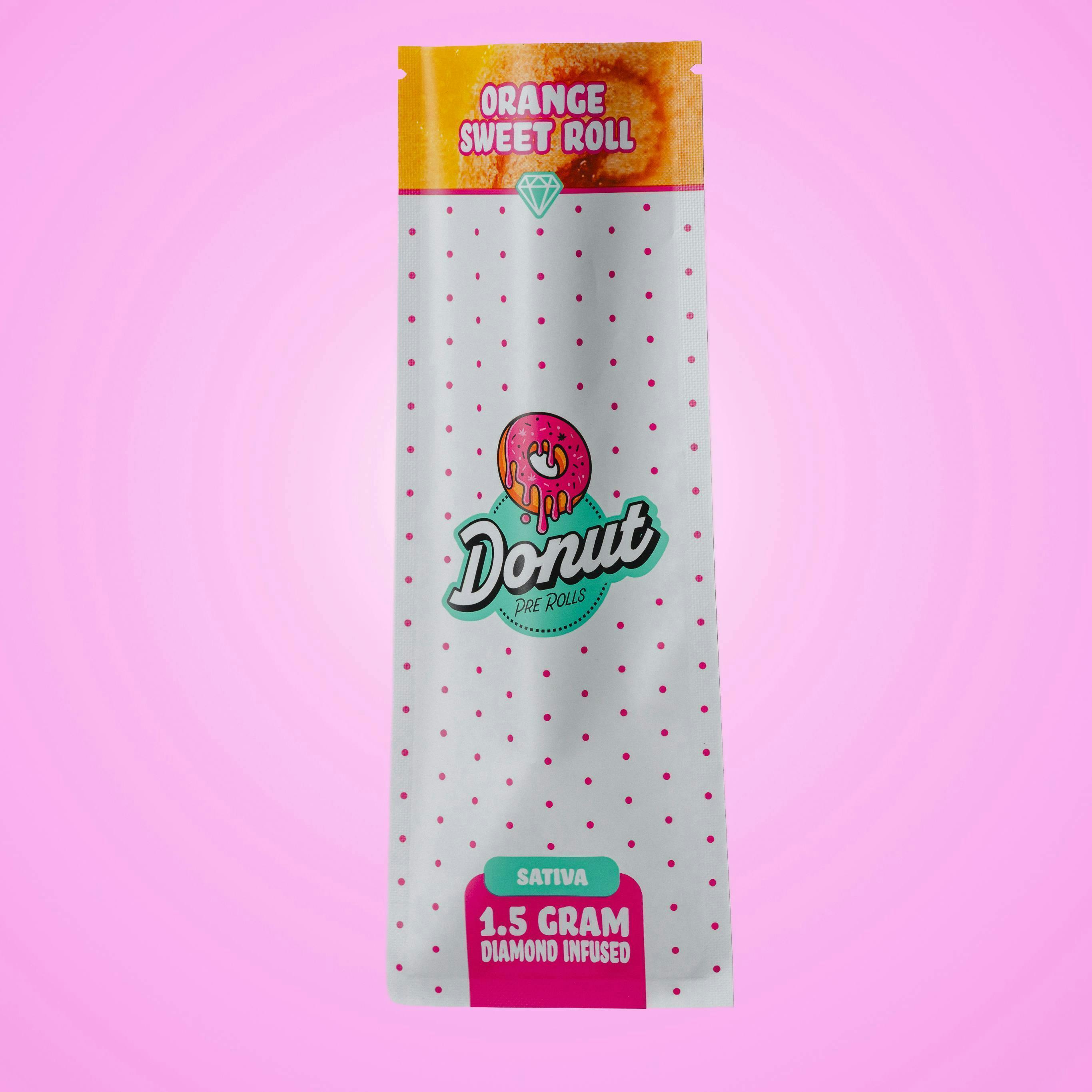 Donut - Orange Sweet Roll | Infused Joint | 1.5g - 1