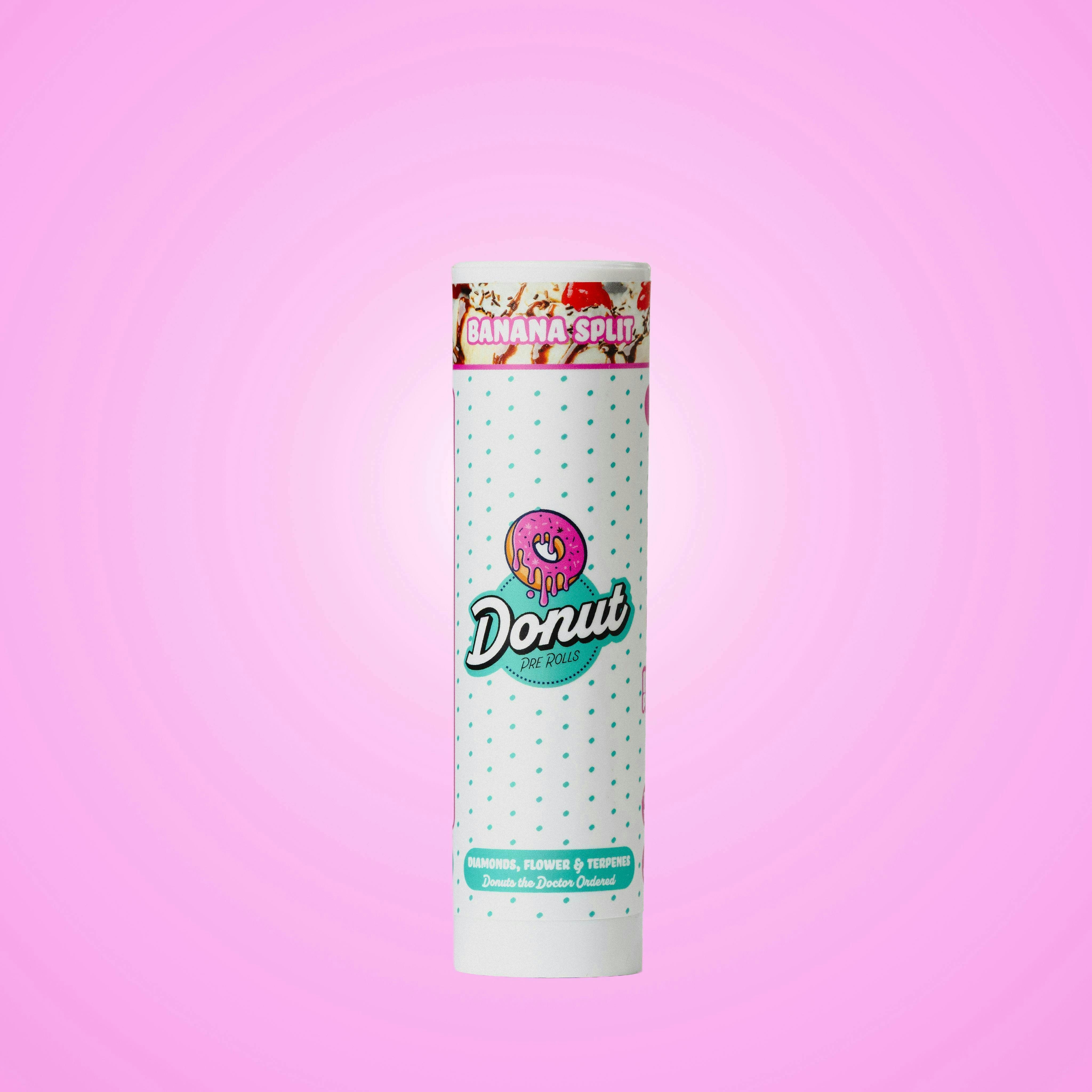 Donut - Banana Split | Infused Joints | 1.5g each | 5pk - 1