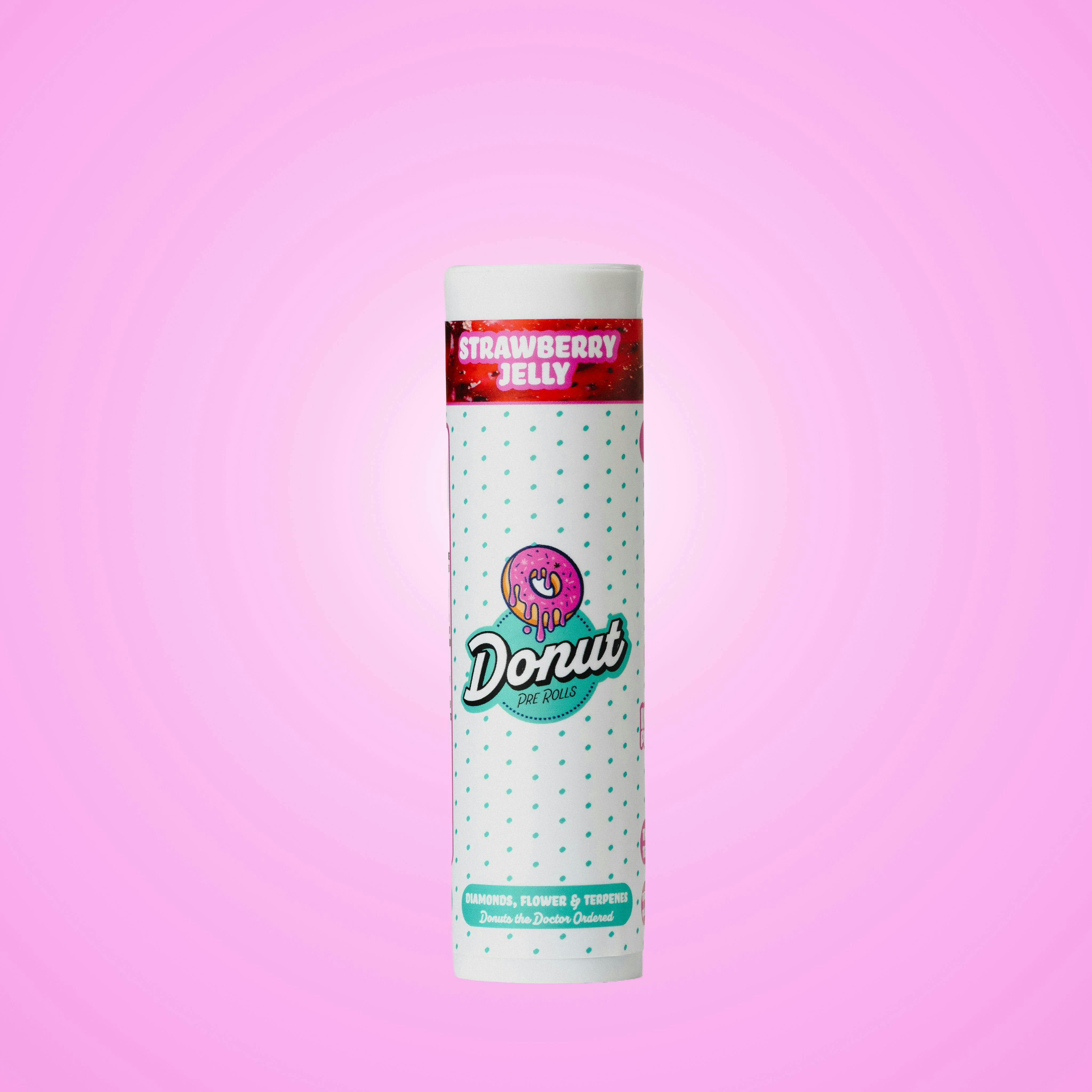 Donut - Strawberry Jelly | Infused Joints | 1.5g each | 5pk - 1