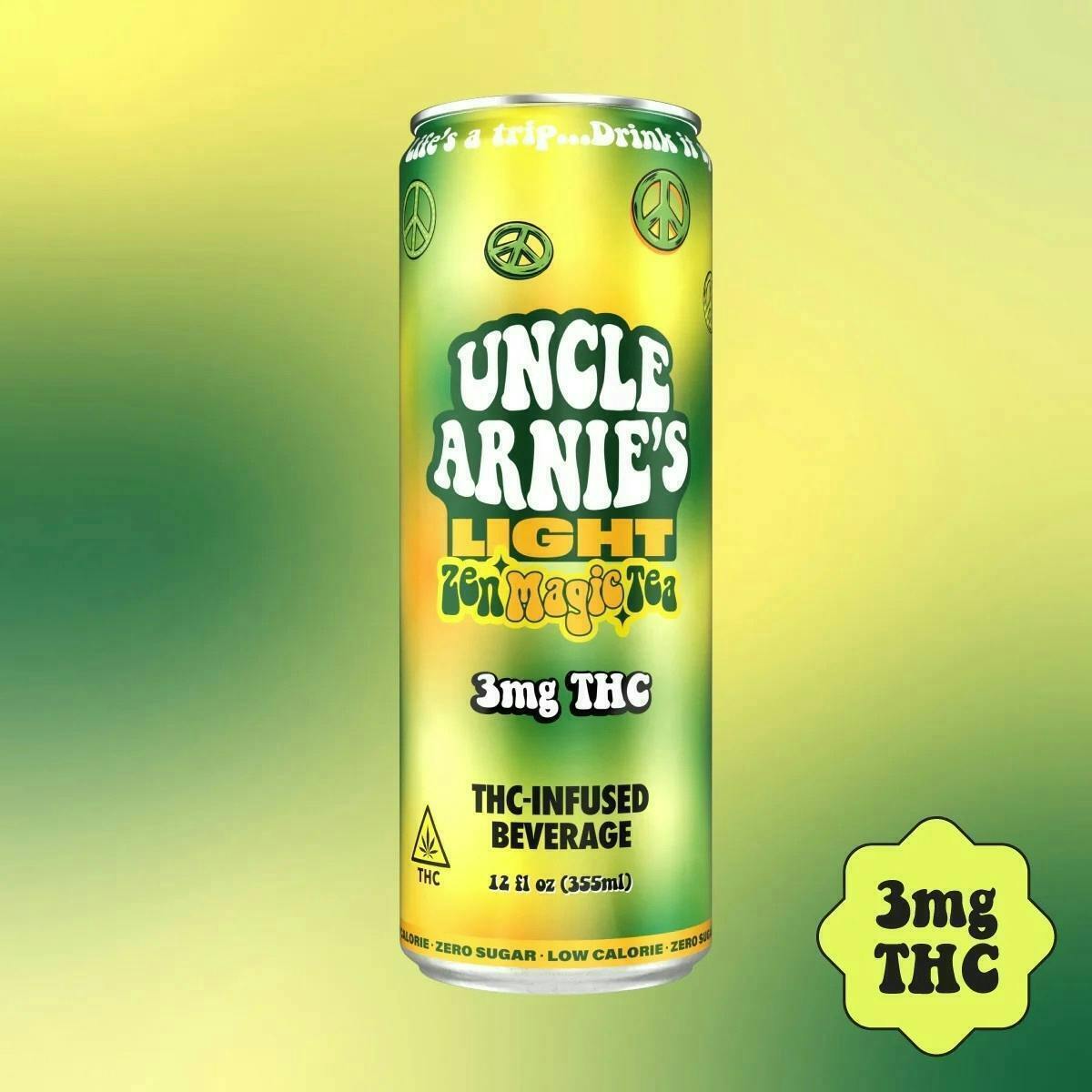 Uncle Arnies - Arnie Light | Zen Magic Tea | Non-Carbonated | 3mg/ea | 12oz - 1