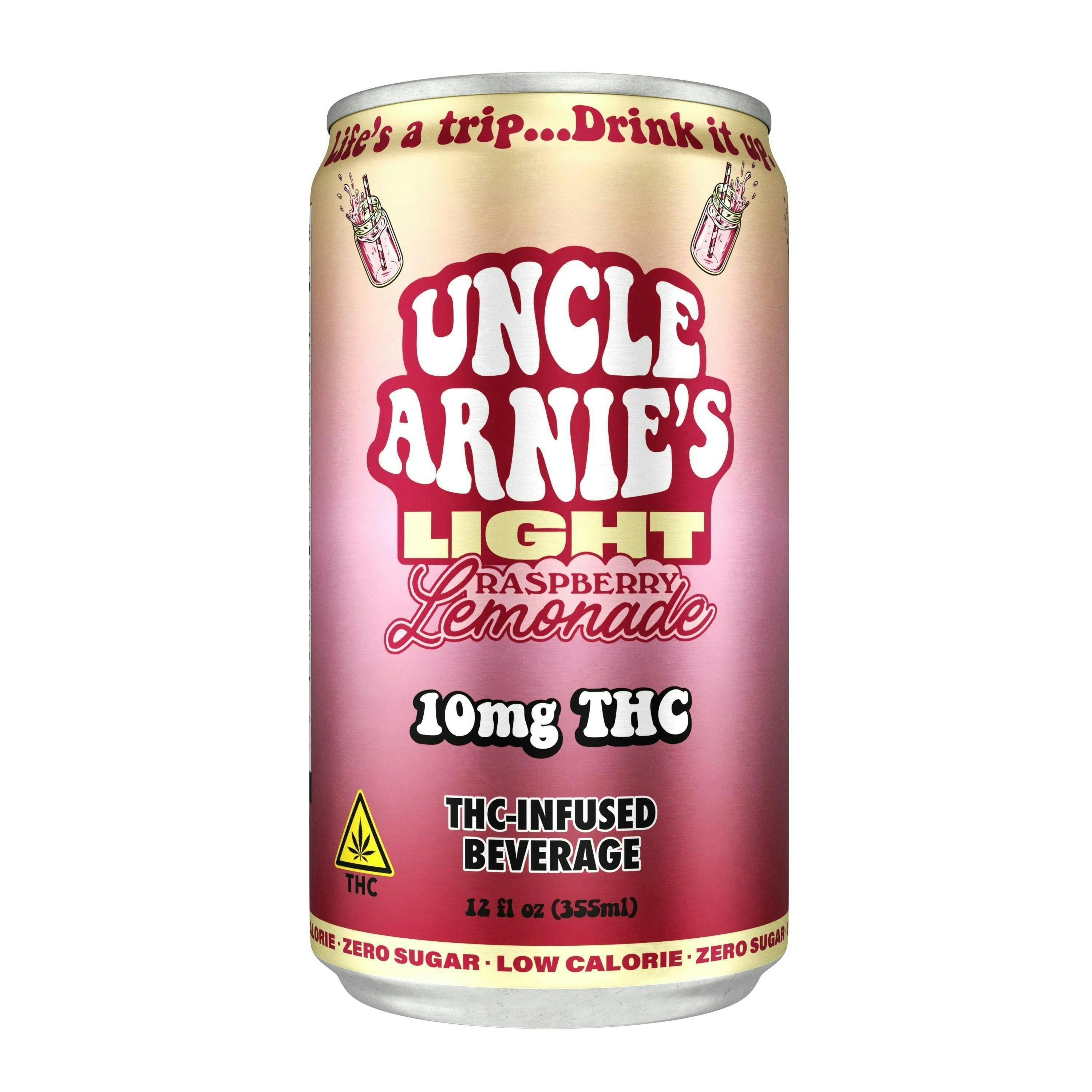 Uncle Arnies - Arnie Light | Raspberry Lemonade | Non-Carbonated | 10mg/ea | 12oz - 1