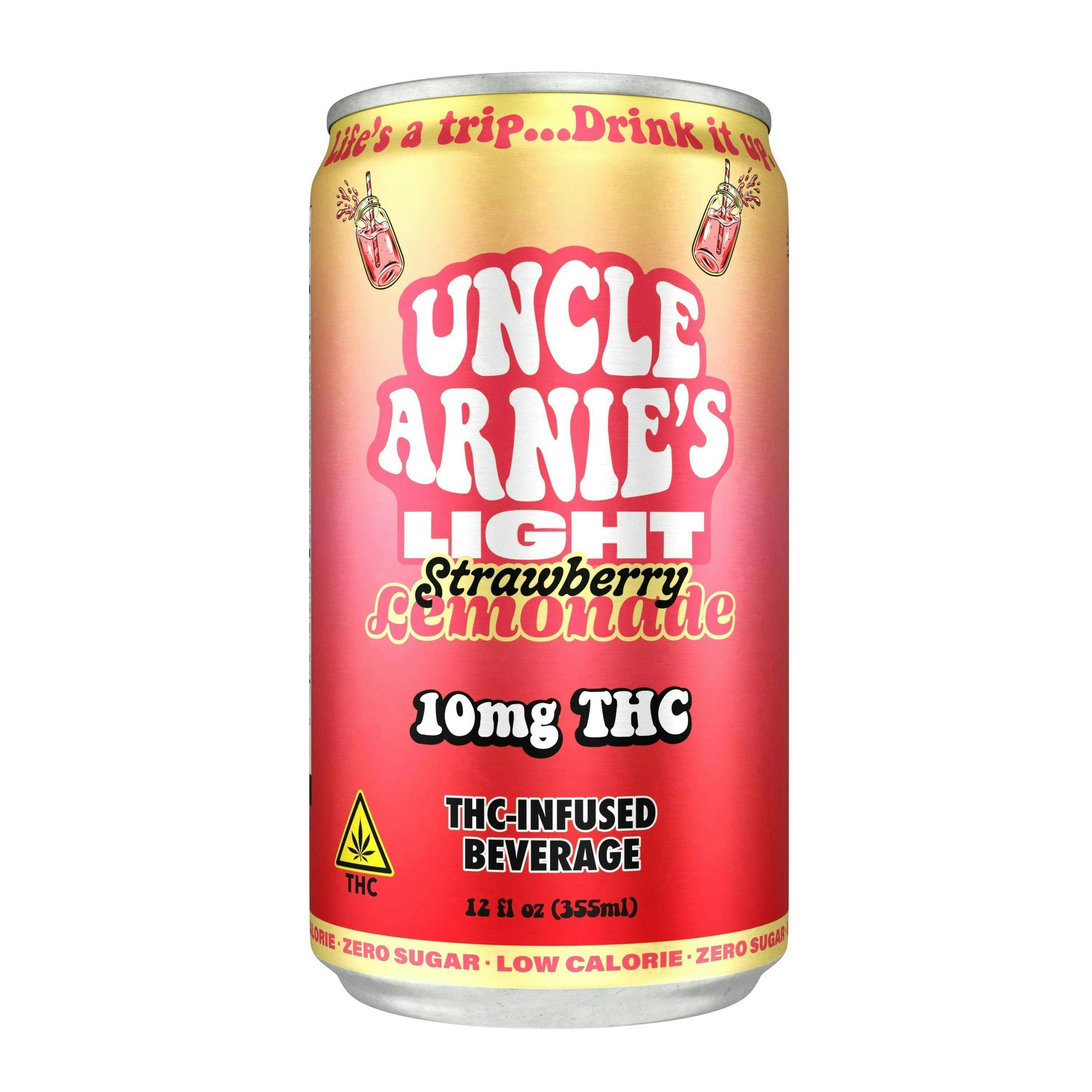 Uncle Arnies - Arnie Light | Strawberry Lemonade | Non-Carbonated | 10mg/ea | 12oz | 12pk - 1