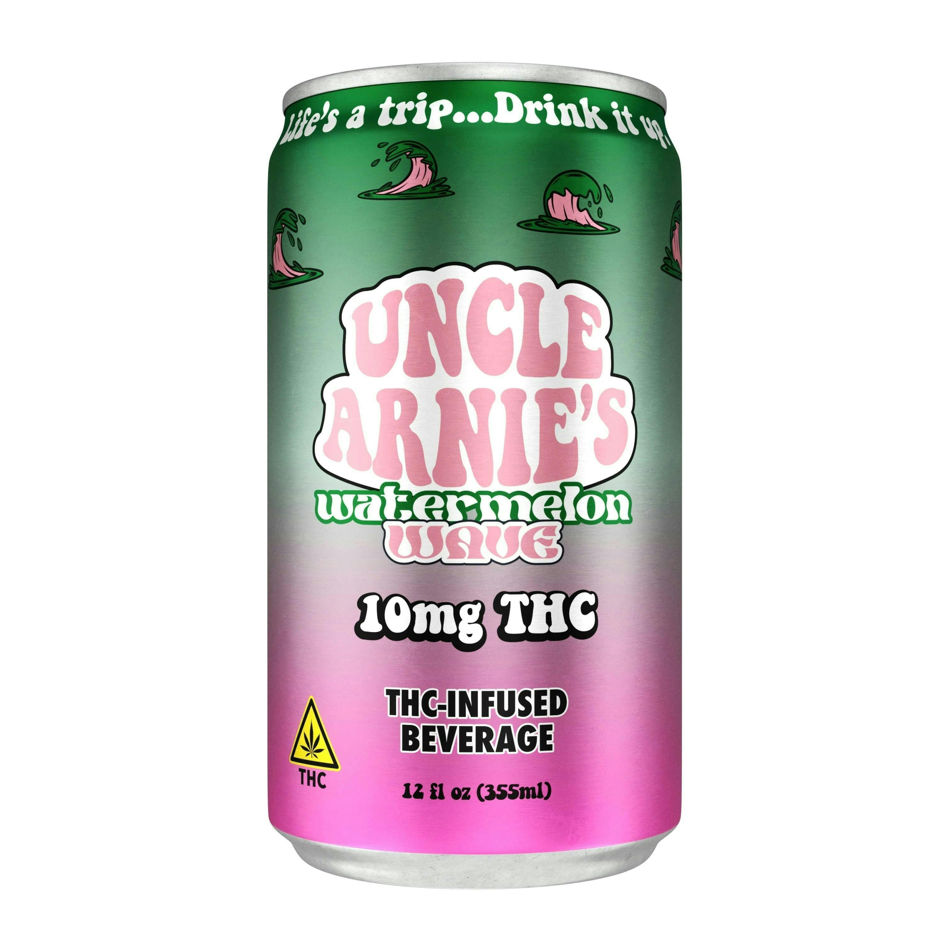 Uncle Arnies - Watermelon Wave | Non-Carbonated | 10mg/ea | 12oz | 12pk - 1