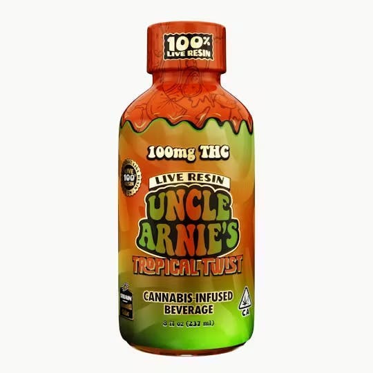 Uncle Arnies - Uncle Arnie's | Live Resin Tropical Twist | Blue Dream | 100mg | 8oz - 1