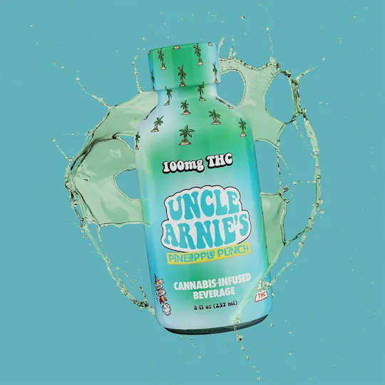 Uncle Arnies - Uncle Arnie's | Pineapple Punch | Non-Carbonated | 100mg | 8oz - 1