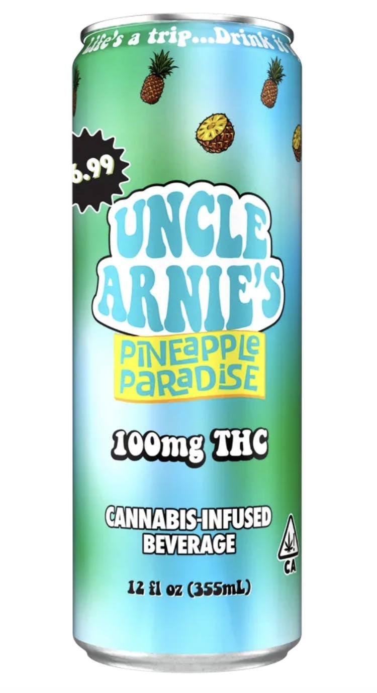 Uncle Arnies - Uncle Arnie's | Pineapple Paradise | Non-Carbonated | 100mg | 12oz - 1