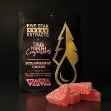True North Collective MI - True North x Five Star | Strawberry Fields Gummies | 200mg | 4ct | 50mg/ea - 1