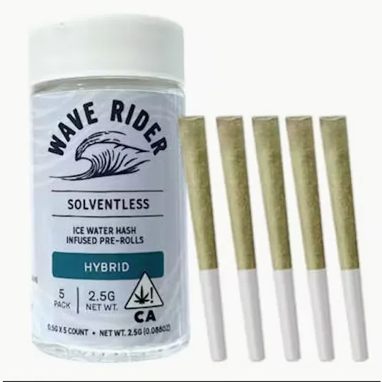 Wave Rider - Cream OG | Hash Infused Minis | 0.5g each | 5pk - 1