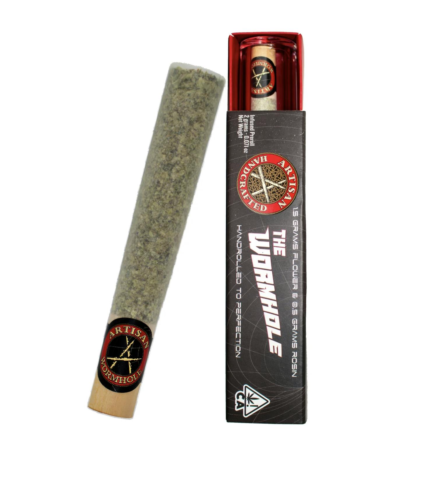 Artisan Canna Cigars - Artisan Canna Cigars | D1 X Crumpets | Wormhole Infused Joint | 2g - 1