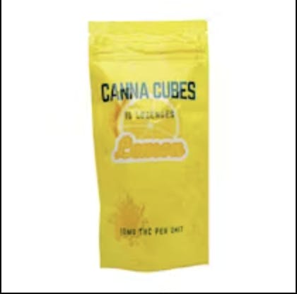 Canna Cubes - Canna Cubes | Lemon | Mints | 100mg | 10ct | 10mg/ea - 1