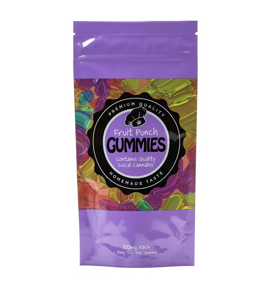 Chef's Made - Chef's Made | Fruit Punch Gummies | 100mg | 10ct | 10mg/ea - 1