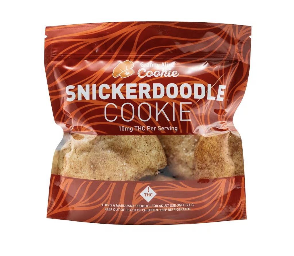Granny Alice Cookies - Granny Alice Cookies | Snickerdoodle | Baked Goods | 100mg | 10ct | 10mg/ea - 1