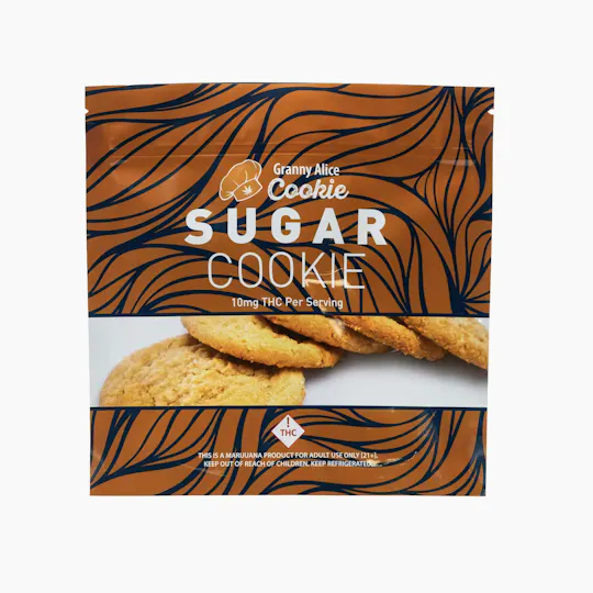 Granny Alice Cookies - Granny Alice Cookies | Sugar Cookie | Baked Goods | 100mg | 10ct | 10mg/ea - 1
