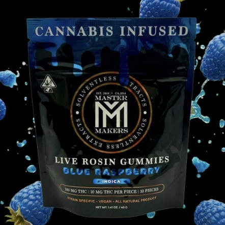 Master Makers - Master Makers | Blue Raspberry Gummies | 100mg | 10pk | 10mg/ea - 1