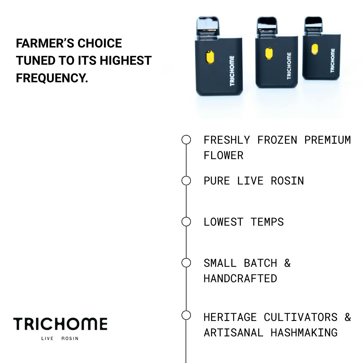 Trichome - Trichome | Mountain Mist | Premium Live Rosin Disposable | 1g - 1