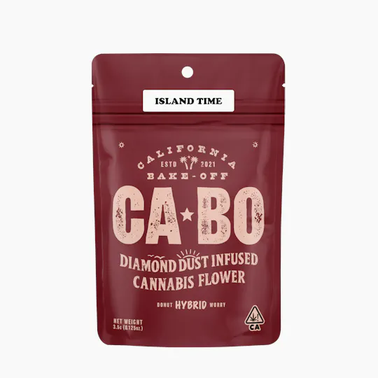 CABO - CABO Diamond Dust Infused 3.5g Flower - Island Time - Hybrid - 1
