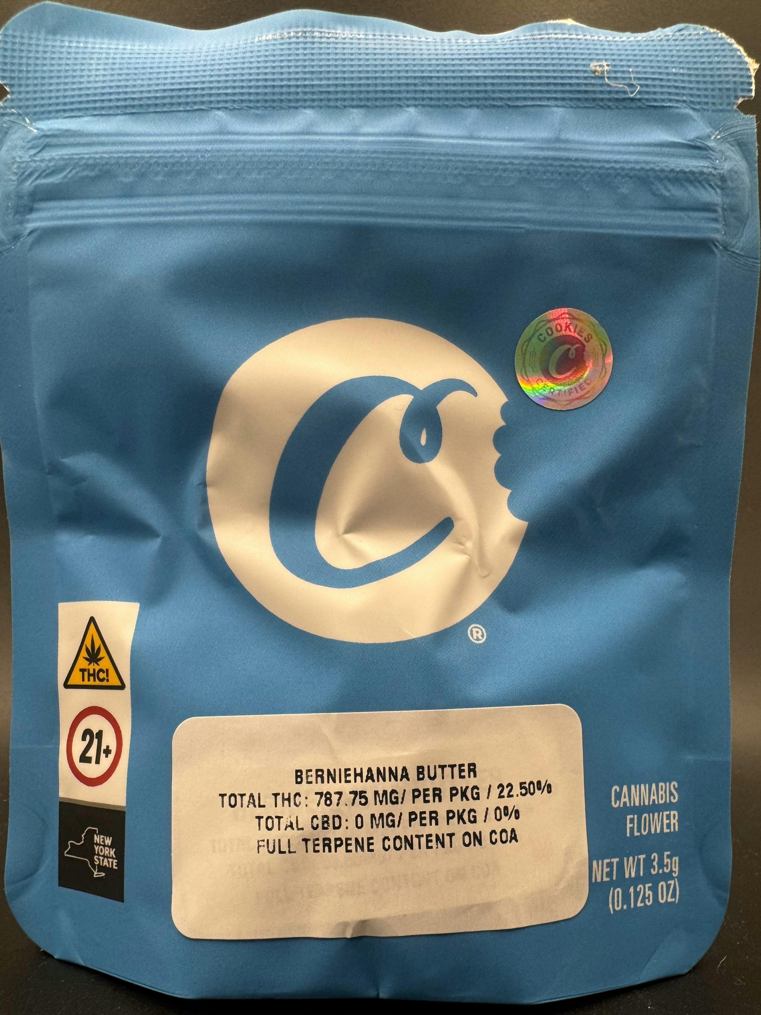 Cookies - Cookies | BernieHana Butter | Big Buds Baggie | 3.5g - 1