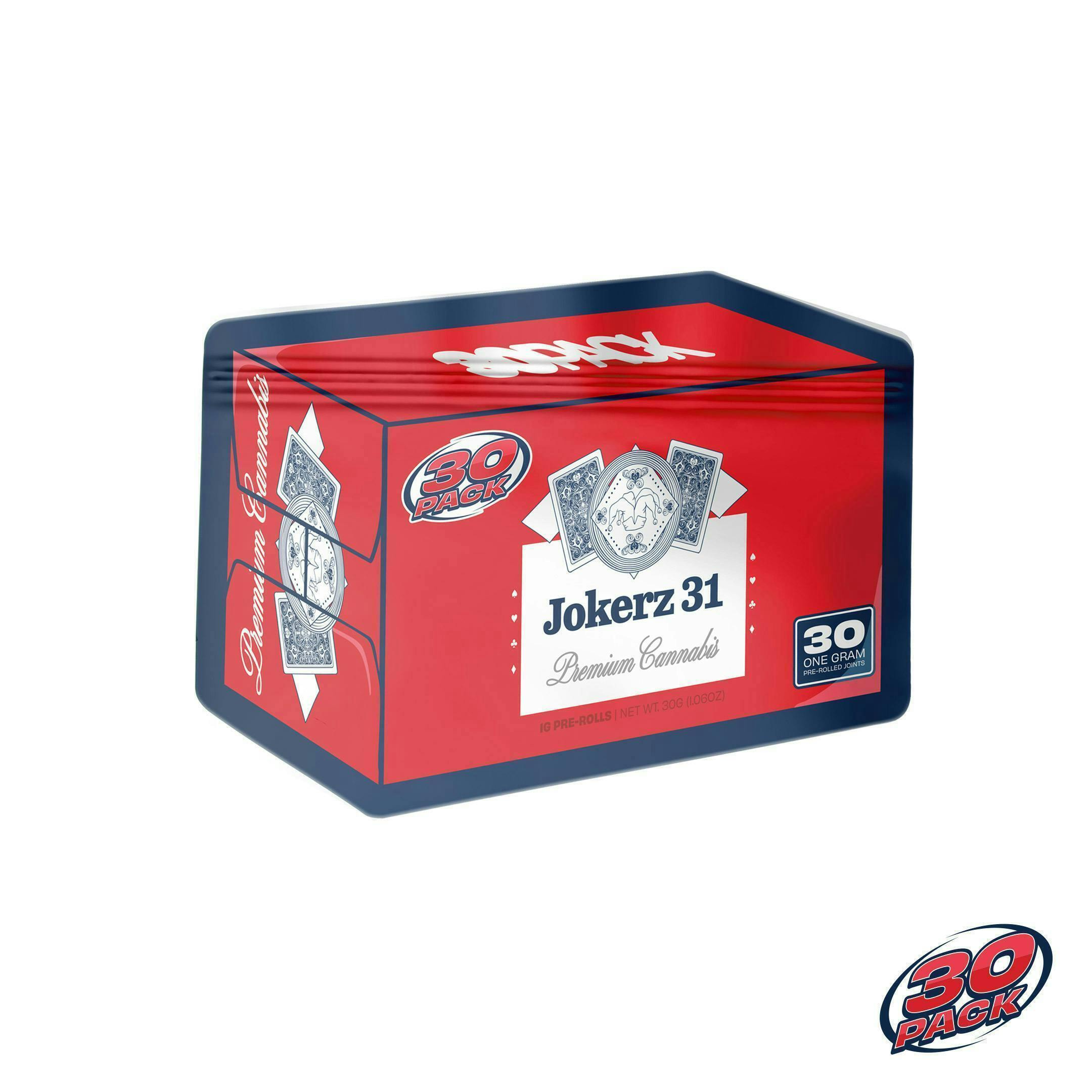 30 Pack - Jokerz #1 | Joints | 1g each | 30pk - 1