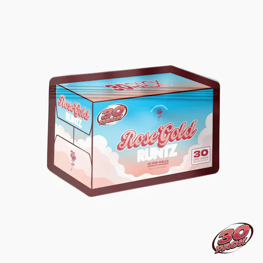 30 Pack - Rose Gold Runtz | Joints | 1g each | 30pk - 1