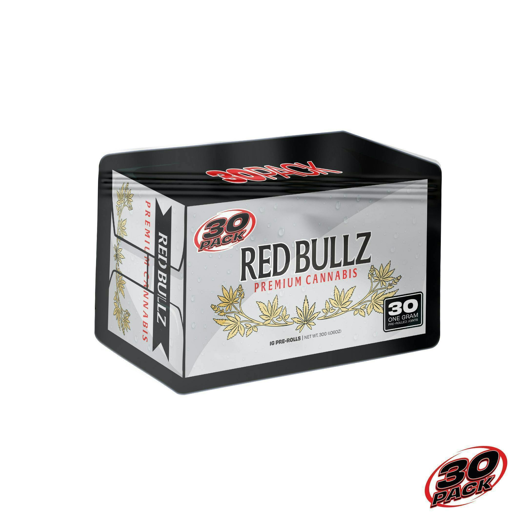 30 Pack - Redbullz | Joints | 1g each | 30pk - 1