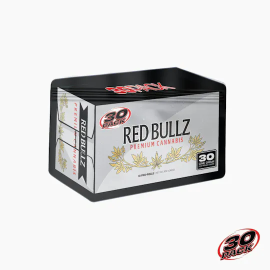 30 Pack - Redbullz | Joints | 1g each | 30pk - 1