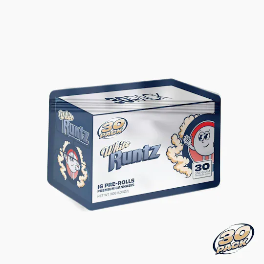 30 Pack - White Runtz | Joints | 1g each | 30pk - 1