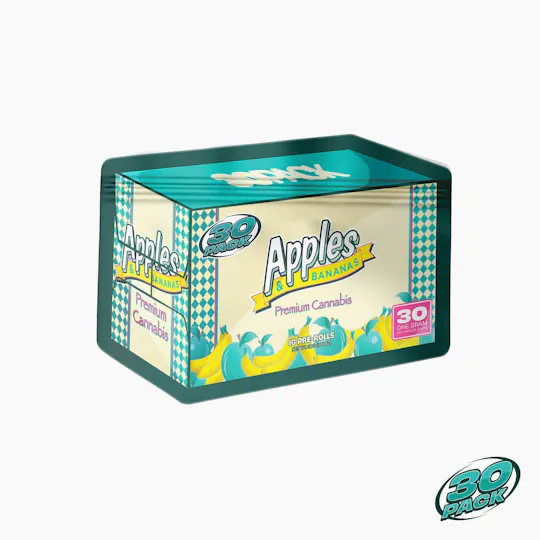 30 Pack - Apples & Bananas | Joints | 1g each | 30pk - 1