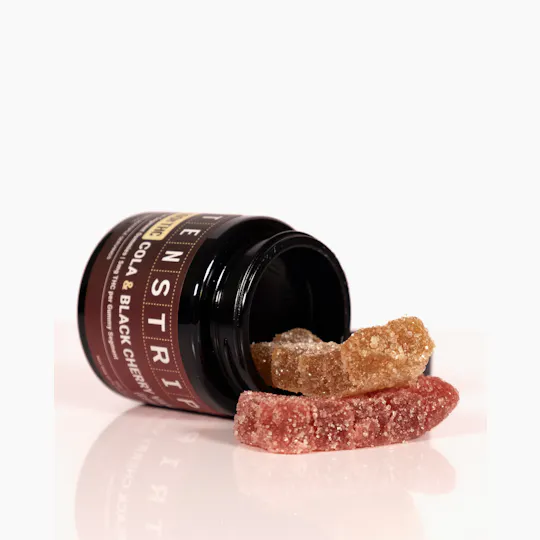 Haute & Heady - TenStripz | Cola & Black Cherry Vanilla Gummies | 100mg | 20ct | 5mg/ea - 1