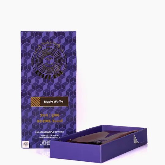 Haute & Heady - Haute & Heady | Bliss Bar | Maple Waffle Chocolates | 100mg | 20ct | 5mg/ea - 1