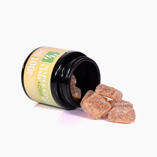 Haute & Heady - Maple Ginger Lime 1:2 THC:CBG Gummies | 100mg | 20ct | 5mg/ea - 1