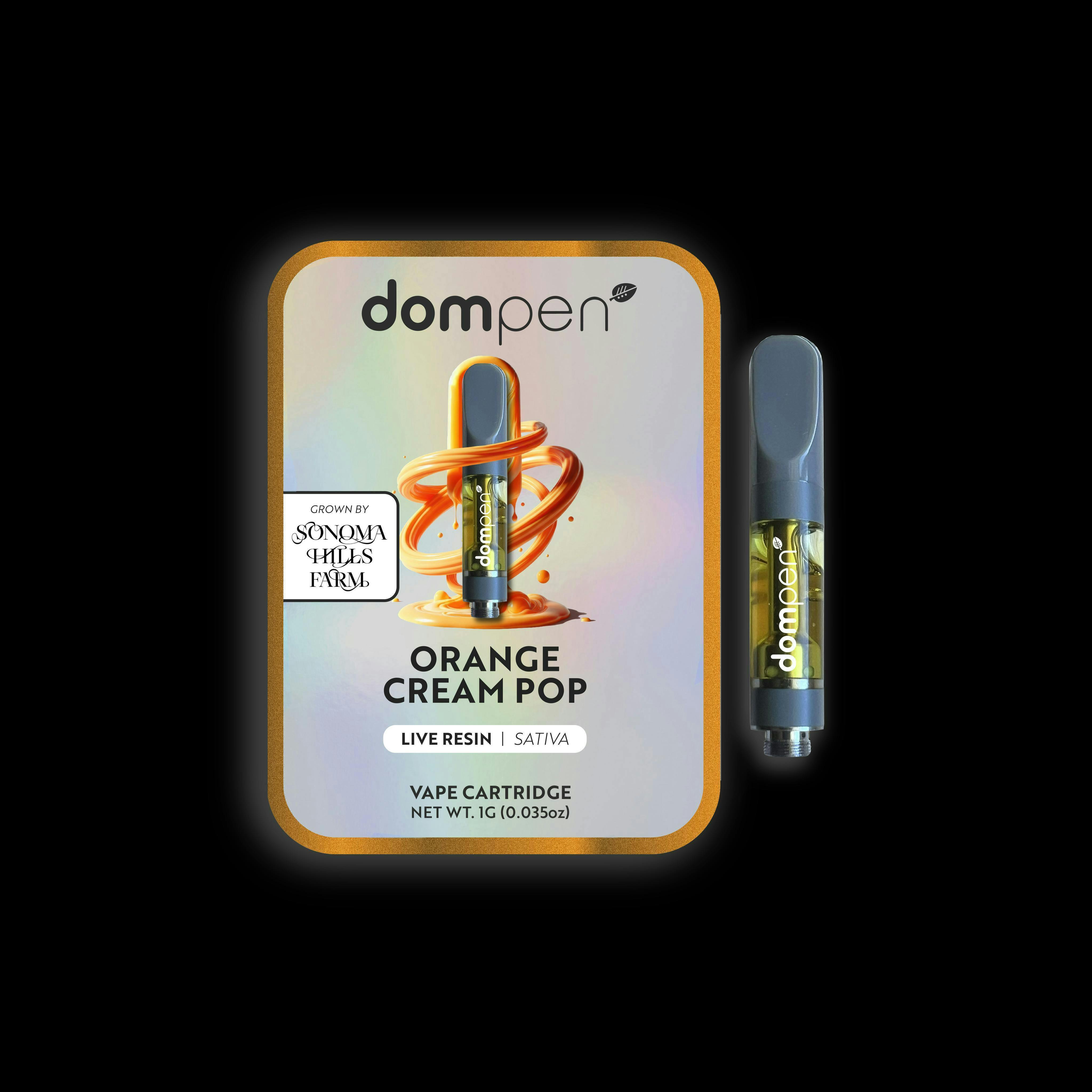 dompen™ - dompen | Orange Cream Pop | Live Resin Cartridge | 1g - 1