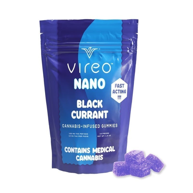 Vireo - Black Currant Nano Gummies | 100mg | 10ct | 10mg/ea - 1