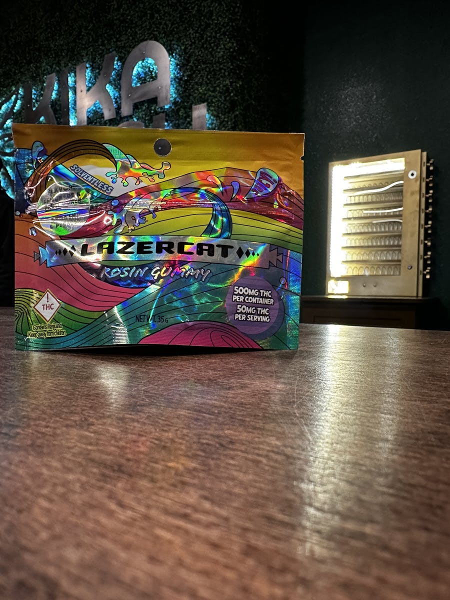 Lazercat - Lazercat | Blackberry & Tahiti Lime Rosin Gummies | 100mg | 10pk | 10mg/ea - 1