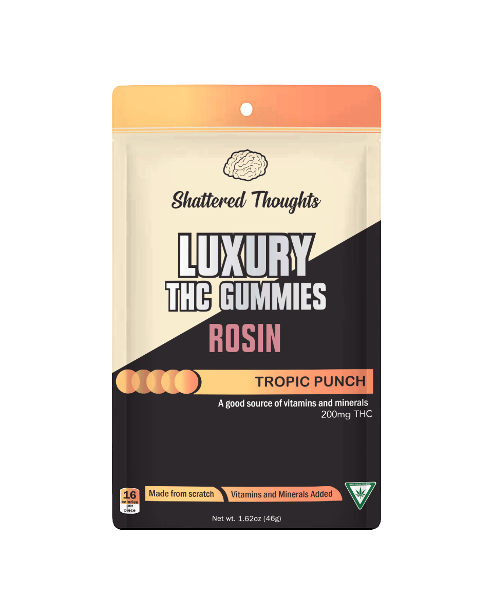 Shattered Thoughts - Shattered Thoughts | Tropic Punch Rosin Gummies | 200mg | 10ct | 20mg/ea - 1