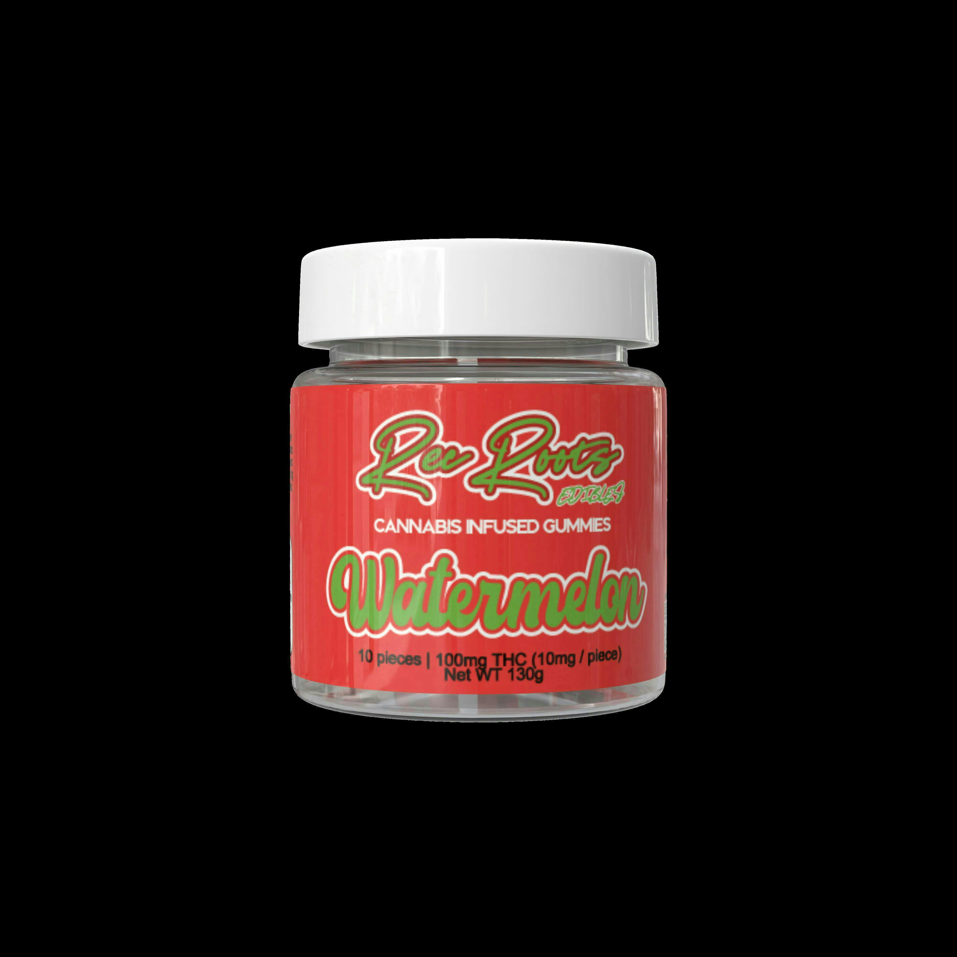 Rec Roots - Watermelon Gummies | 100mg | 10ct | 10mg/ea - 1