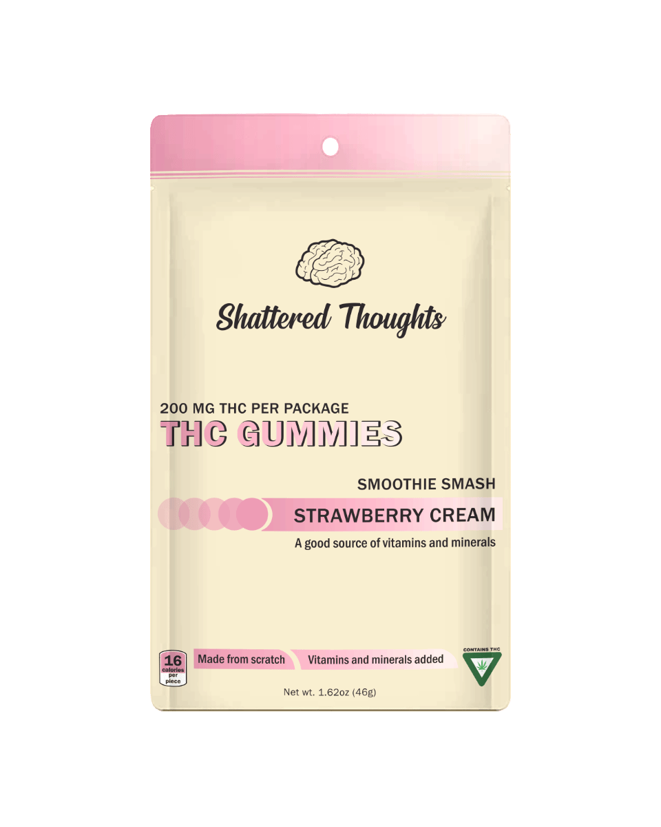 Shattered Thoughts - Shattered Thoughts | Strawberry Cream | 200mg | 10ct | 20mg/ea - 1