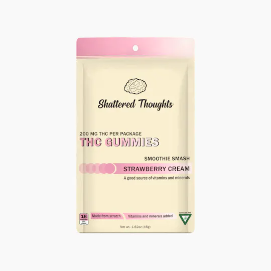 Shattered Thoughts - Shattered Thoughts | Strawberry Cream | 200mg | 10ct | 20mg/ea - 1