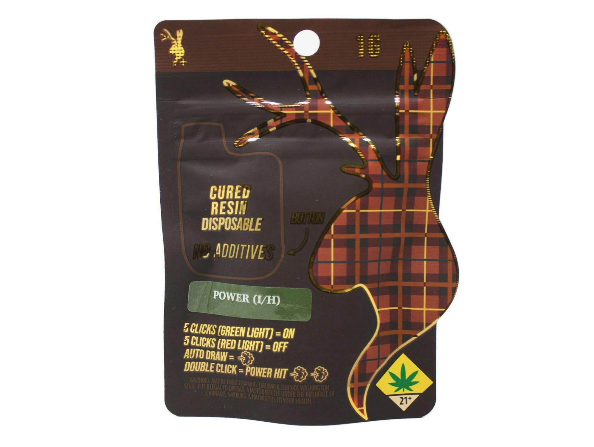 Plaid Jacket - Power | Disposable | 1g - 1