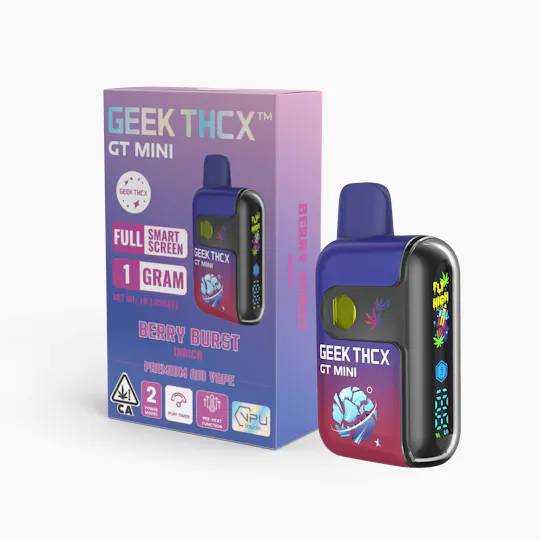 Geek Thcx - GEEK THCX | Berry Burst | Disposable | 1g - 1