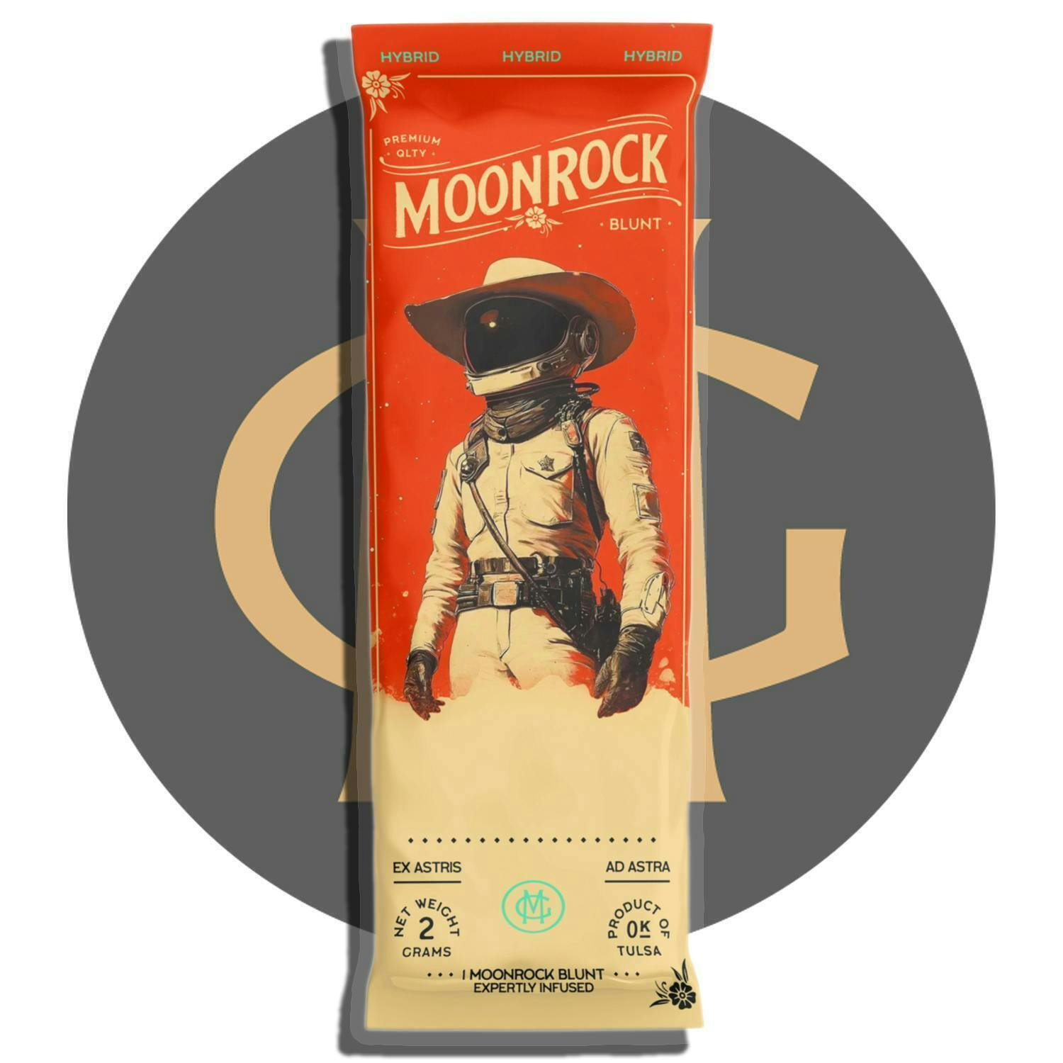 Mello Gold - Mello Gold | Wedding Cake | Moonrock Infused Blunts | 1.5g each | 2pk - 1