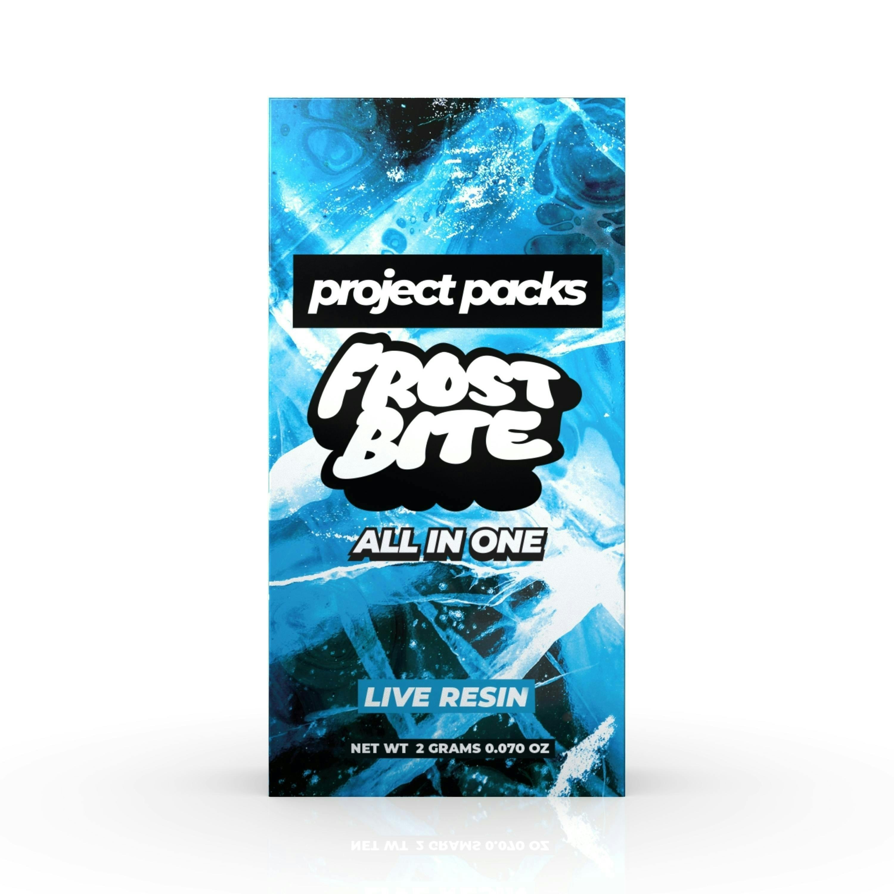 Project Packs - Frost Bite | Live Resin Disposable | 2g - 1