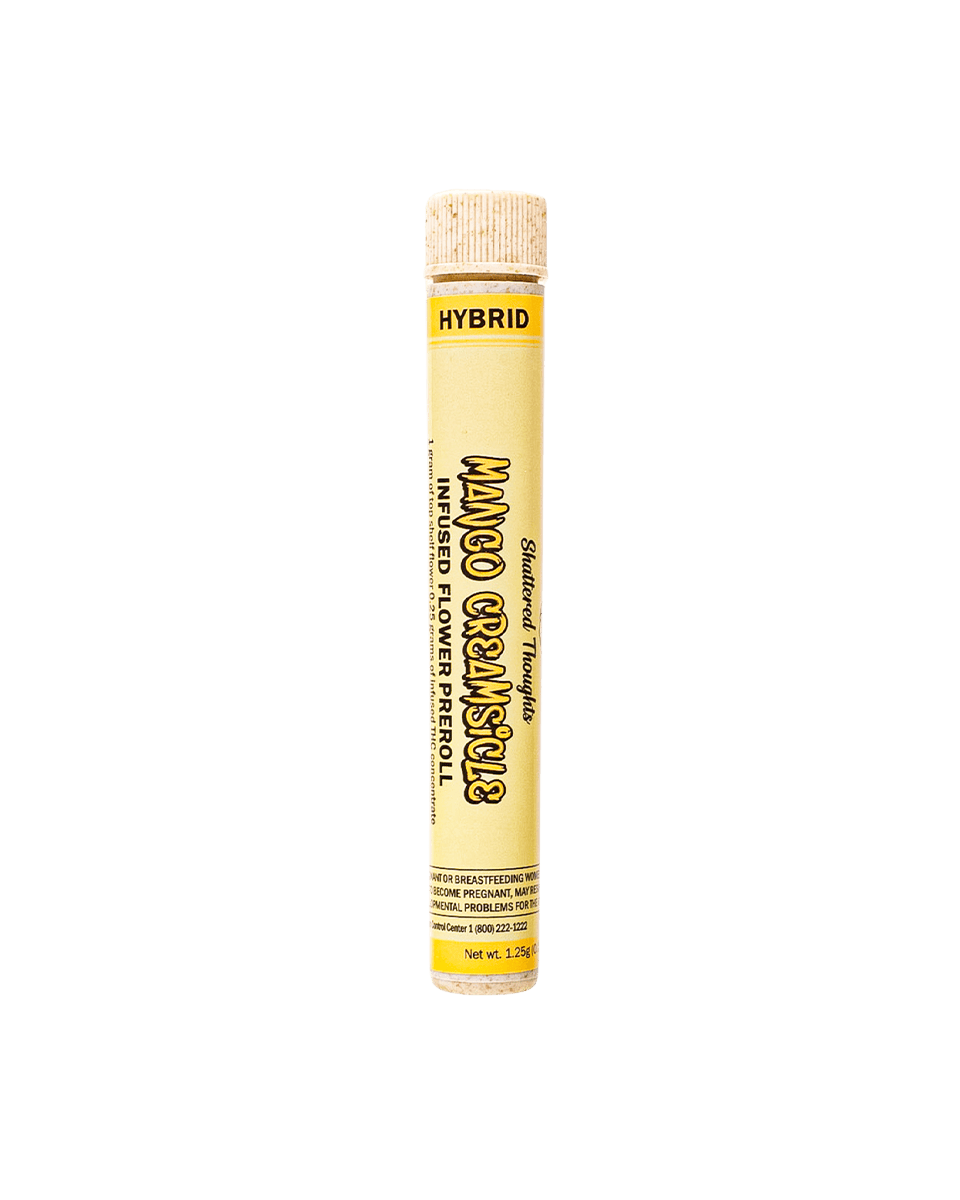 Shattered Thoughts - Shattered Thoughts | Mango Creamsicle | Infused Joint | Hybrid | 1.25g - 1