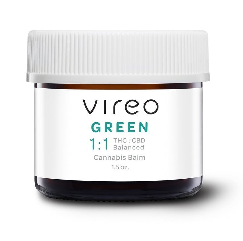 Vireo - Green | 1:1 Balm | 49mg:49mg THC:CBD - 1