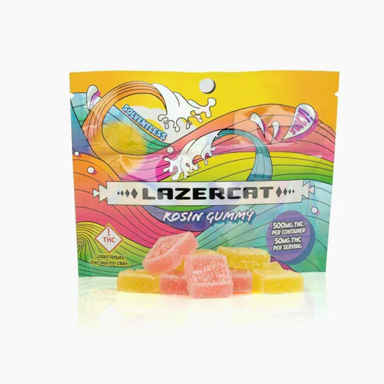 Lazercat - Lazercat | Watermelon Rosin Gummies | 500mg | 10pk | 50mg/ea - 1